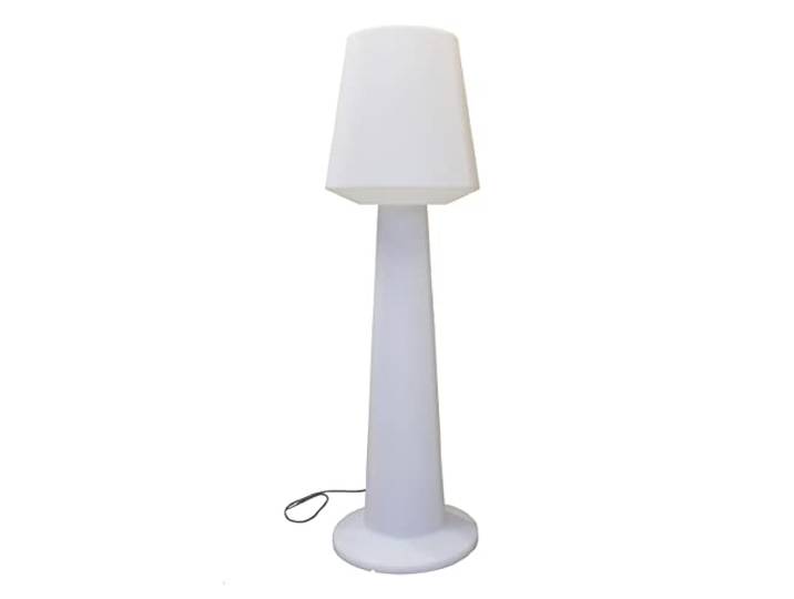 Lampadaire design lumineux filaire pour extérieur éclairage puissant LED blanc AUSTRAL H170cm culot E27