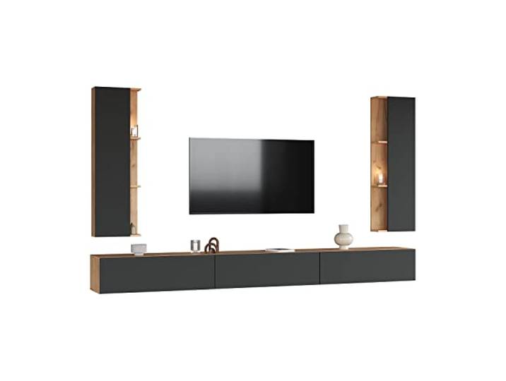 Planetmöbel TV Wohnwand Wohnzimmer 3X 100 cm