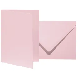 artoz Faltkarten mit Briefumschlägen DIN B6 rosa