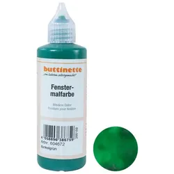 buttinette Fensterfarbe, in verschiedenen Farbtönen, 80 ml