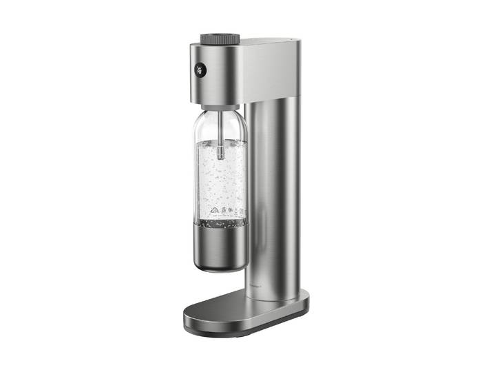 WMF Wassersprudler Wassersprudler Element One Ice Flow , silber (edelstahl), B:8,5cm H:28cm T:8,5cm, Wassersprudler, Wassersprudler