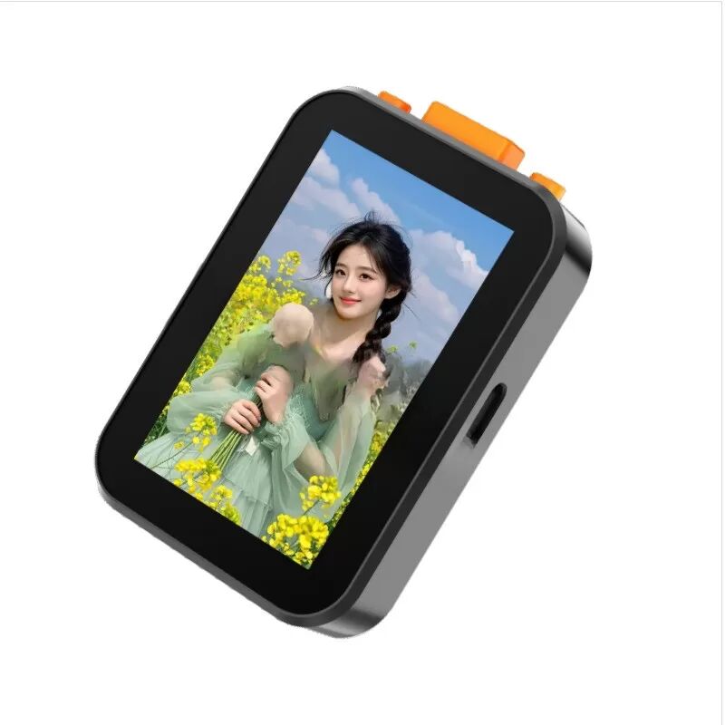 INF Mini appareil de mise en miroir d'écran audio sans fil noir pour selfies et streaming en direct
