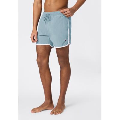 Badeshorts CHAMPION "5-inch Men's swim shorts", Herren, Gr. XL, N-Gr, blau (stnb), Polyamid, Badehosen Badeshorts, schnelltrocknendes Material, sportliche Schnittform