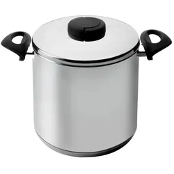 LACOR superhohe Pfanne mit Deckel ESTUDIO Edelstahl 18/10 28x22cm geeignet für Induktion 13,5L 85129