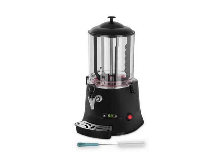 Royal Catering Getränkespender Kakaodispenser 10 l Heiße Schokolade Dispenser Abtropfschale 440 W LED