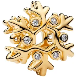 Pandora 764249C01 Charm Schneeflocke Goldfarben