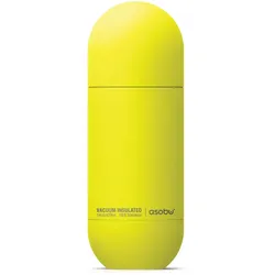 Asobu ORB isolierte Edelstahlflasche mit Trinkbecher - gelb (SBV30 yellow)