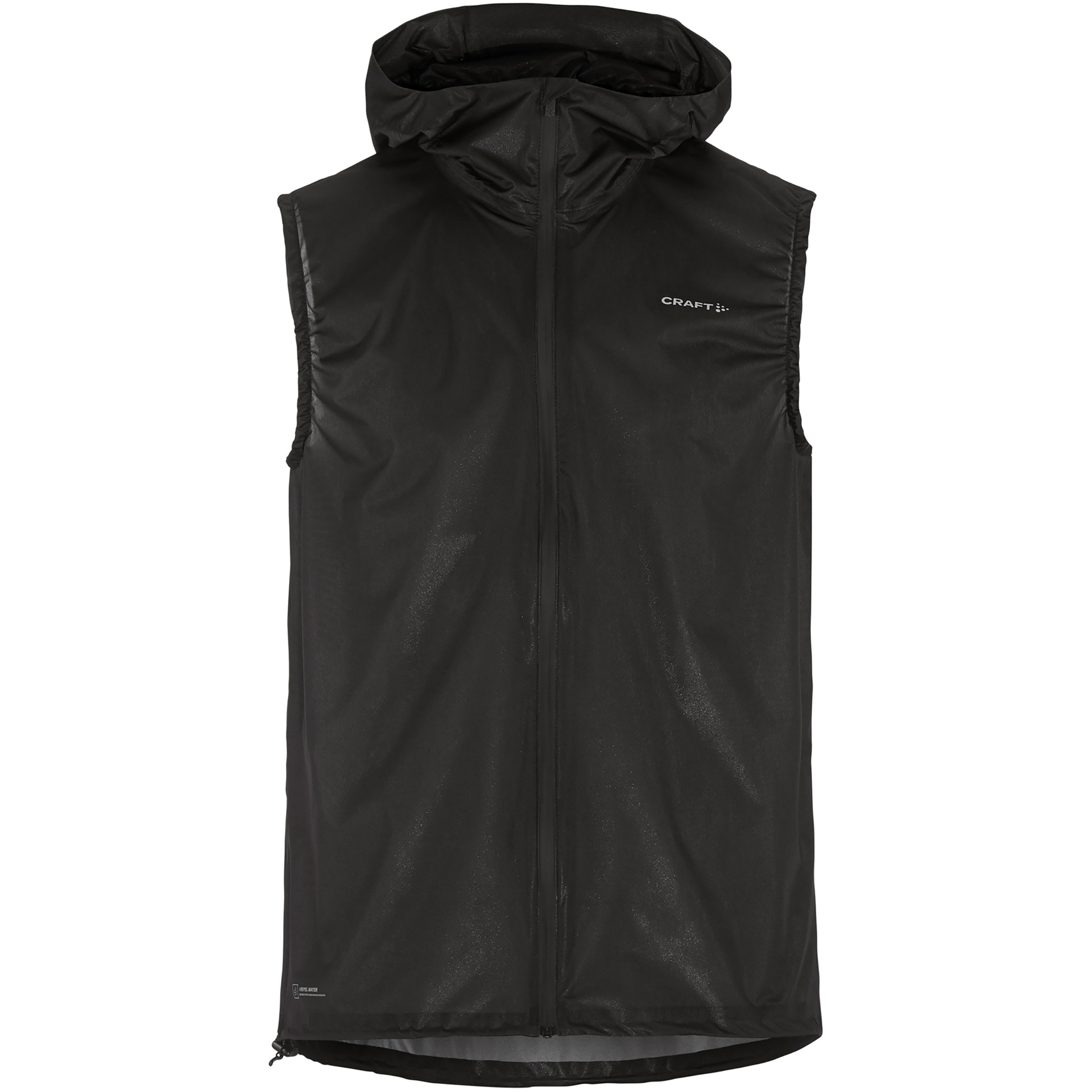 Craft Pro Hydro Lightweight Weste Herren Windwesten schwarz Größe M Laufen | Trailrunning Winddicht Wasserabweisend