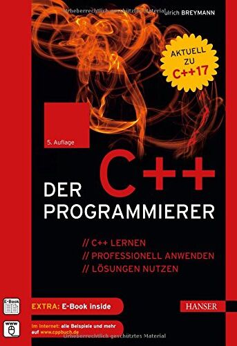 Ulrich Breymann - Der C++-Programmierer: C++ lernen - professionell anwenden - Lösungen nutzen. Aktuell zu C++17 - Preis vom 14.10.2026 23:07:16 h