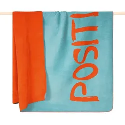 pad Kuscheldecke Positivity 150 x 200 cm Mischgewebe Grün Mint