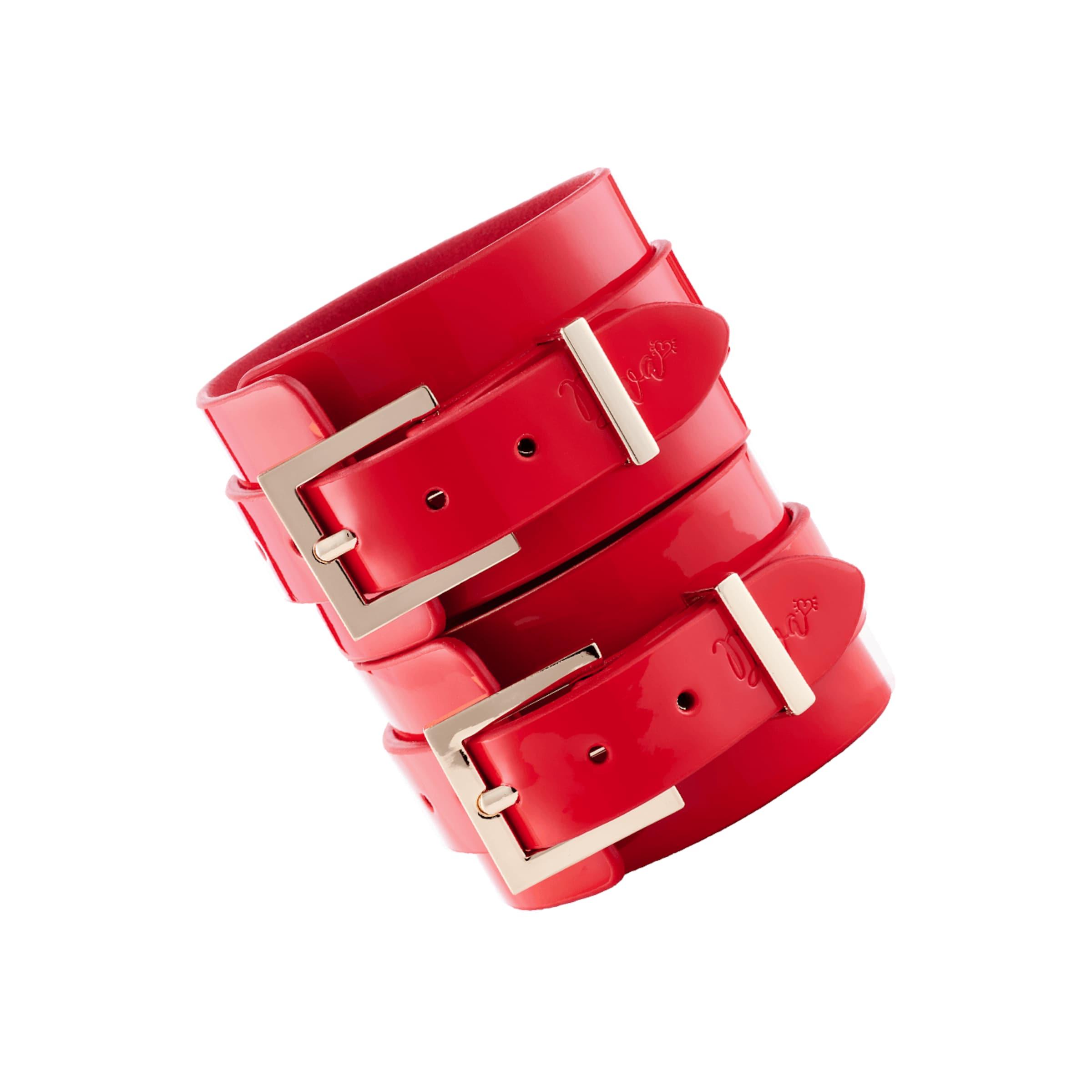 High Gloss Bondage Wrist Cuffs