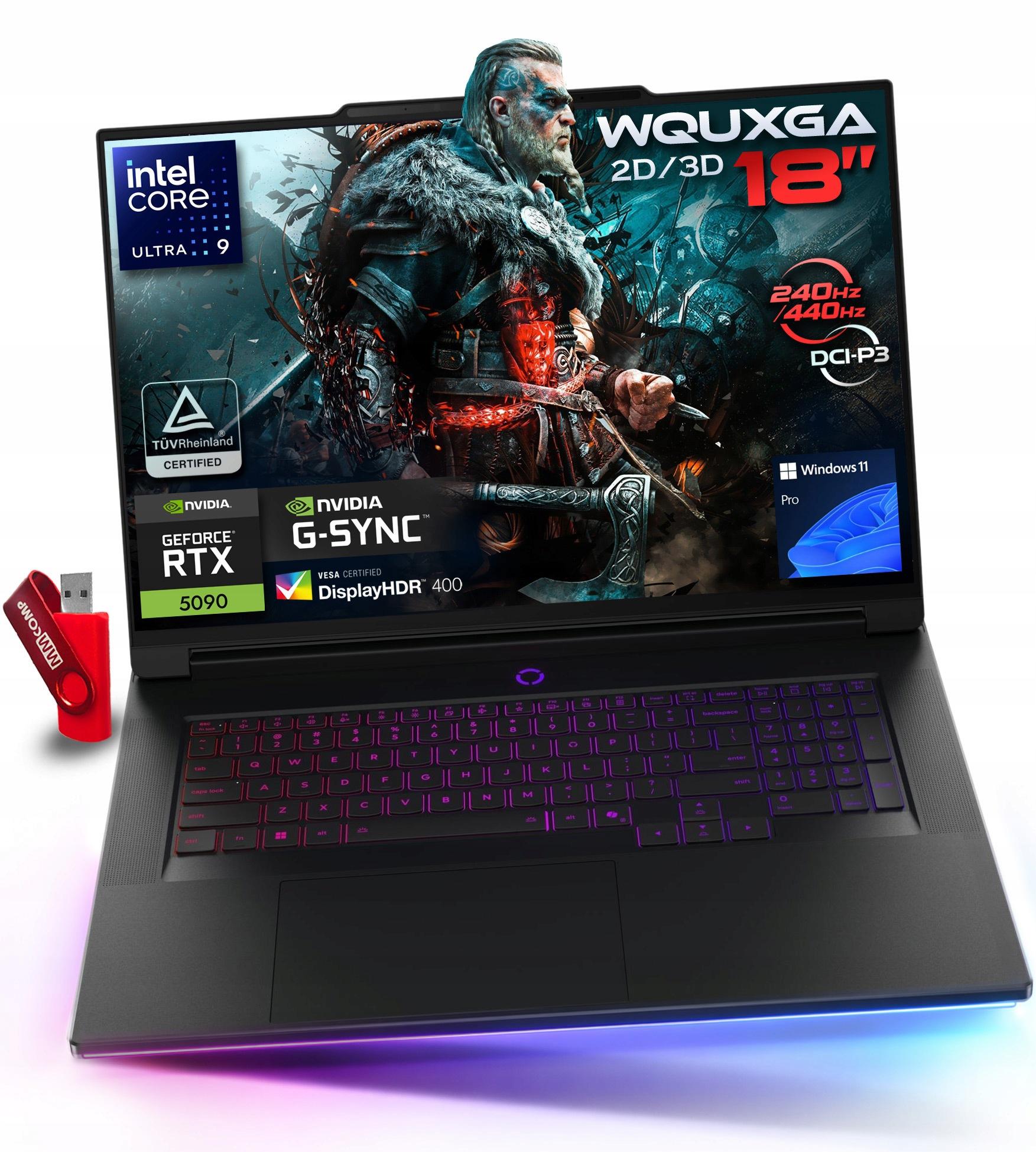 Laptop Lenovo Legion 9 18 Zoll Ultra 9 RTX 5090 96GB 8TB