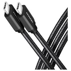 AXAGON USB-C® Kabel USB 3.2 Gen1 USB-C® Stecker 1.5 m Schwarz vergoldete Steckkontakte BUCM3-CM15AB