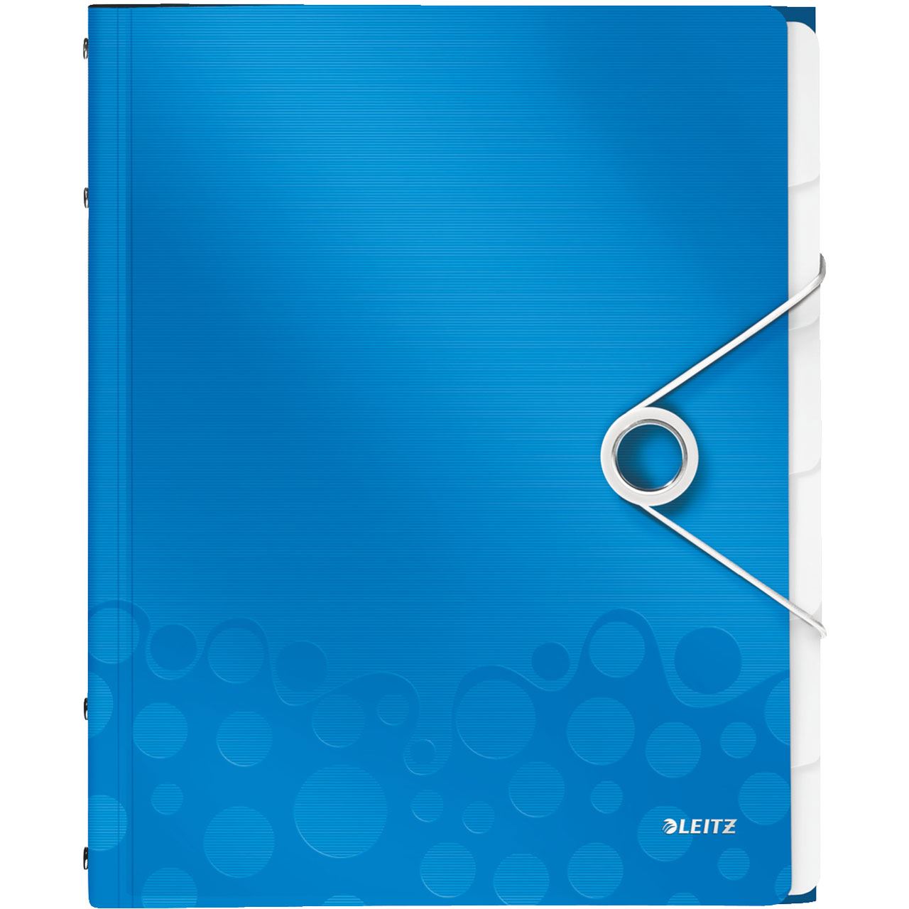 LEITZ Ordnungsmappe WOW 4633 6 Fächer blau