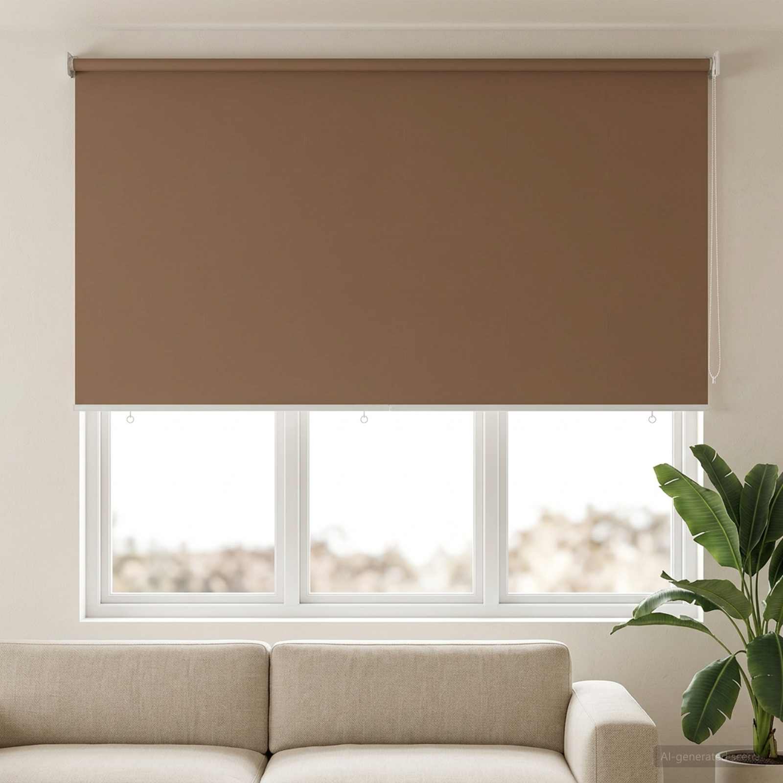 vidaXL Store roulant extérieur protection UV Taupe
