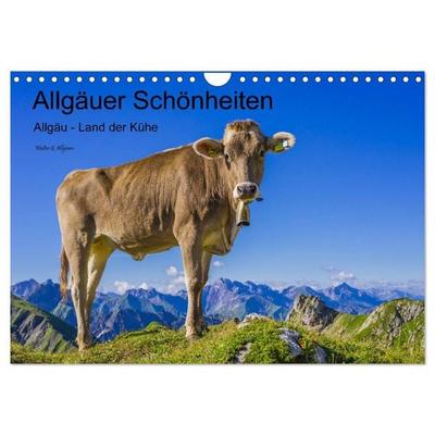 Allgäuer Schönheiten Allgäu - Land der Kühe (Wandkalender 2027 DIN A4 quer), CALVENDO Monatskalender
