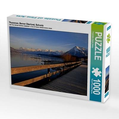CALVENDO Puzzle Thunersee, Berner Oberland, Schweiz | 1000 Teile Lege-Größe 64x48cm Foto-Puzzle für glückliche Stunden