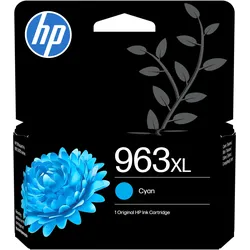 HP, Druckerpatrone, Hewlett-Packard 963XL High Yield Cyan Original Ink, 963XL