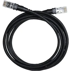 PatchSee Patchkabel ThinPATCH Cat 6A, U/FTP, 0.3 m, Schwarz 10 Stück (U/FTP, CAT6a, 0.30 m), Netzwerkkabel