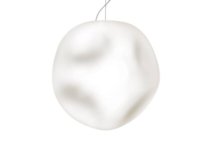 Suspension Hoba Grande, Ø 36 cm, suspension 350 cm - Foscarini - Salon / séjour - Design - Verre - À ampoule unique