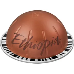 Nespresso Ethiopia  Vertuo Line 10 Gran Lungo Kaffeekapseln  150 ML Blumig & zart
