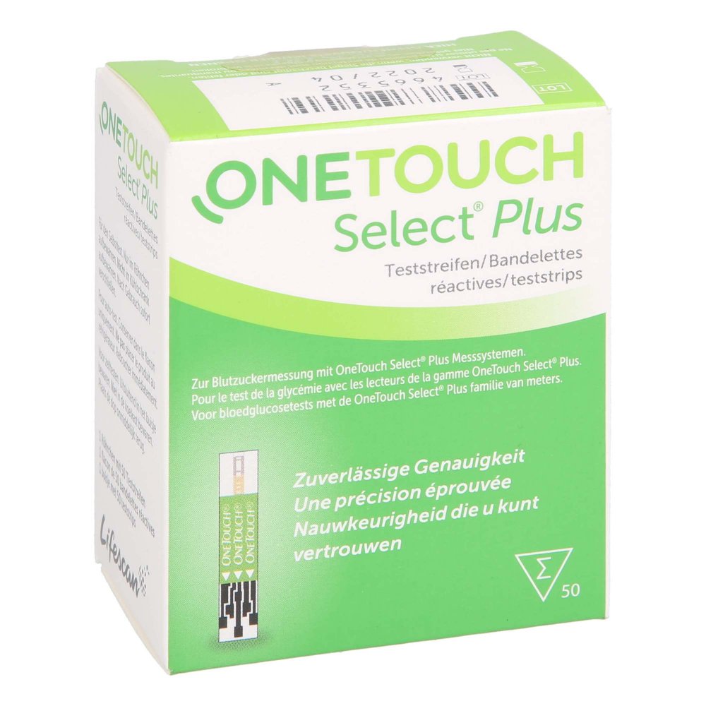 1001 Artikel Medical GmbH One Touch Select Plus Blutzucker Teststreifen 16016517