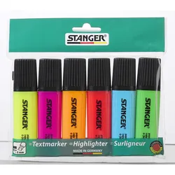 STANGER Textmarker, farbsortiert