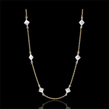 Edenly Collier SchÃ¶pfung - Rohdiamanten - Gelbgold - 9 Karat