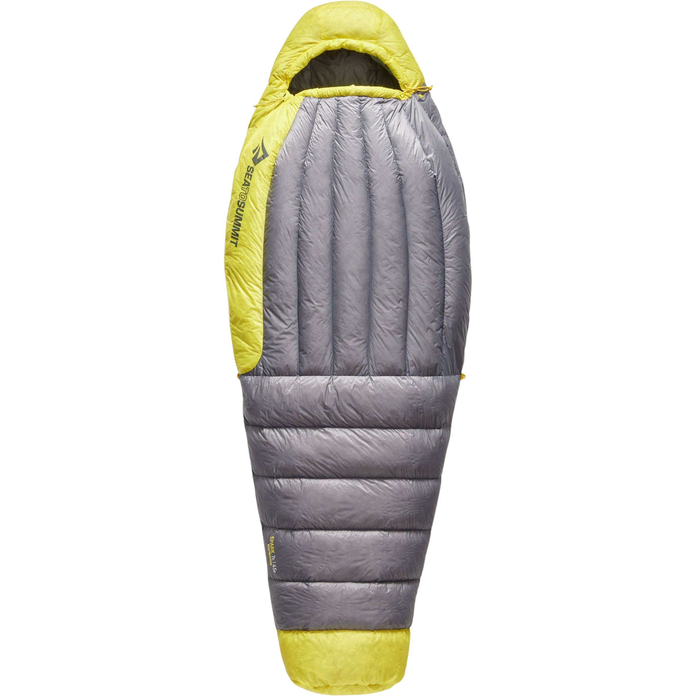 Sea to Summit Spark 7C Down Schlafsack Damen Daunenschlafsäcke grau Größe max. 185cm Camping Widerstandsfähig Wasserabweisend