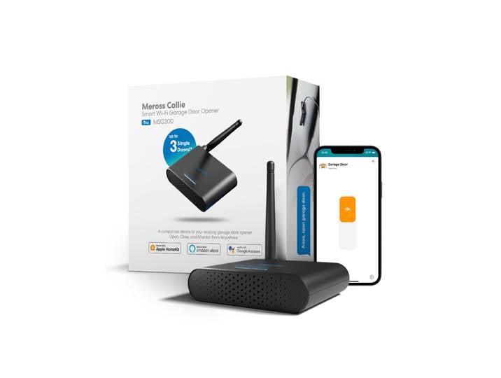 Meross – ouvre-porte de Garage intelligent, avec antenne externe jusqu'à 3 portes simples, Version ue, prise en charge HomeKit Alexa Google Home