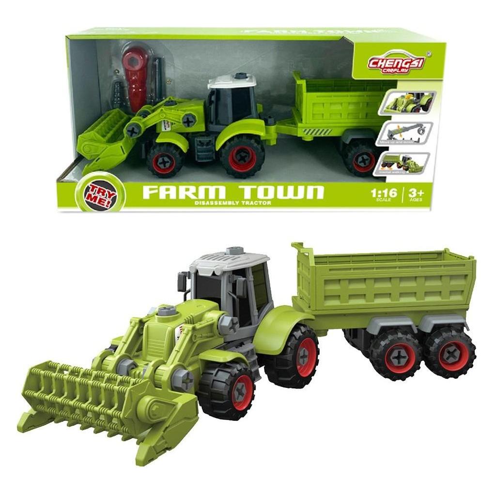 Askato Traktor mit Schaufel und Wendeanhänger (58217613)