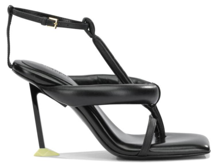 Givenchy Sandalen für Damen, schwarz, 95 mm Absatz, aus Leder - Größe 36