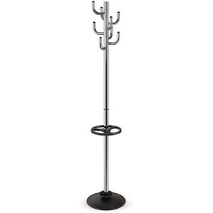 Maul Maul Garderobenständer  polaris, silber, mit 8 Haken, aus Metall, 177 x 36cm