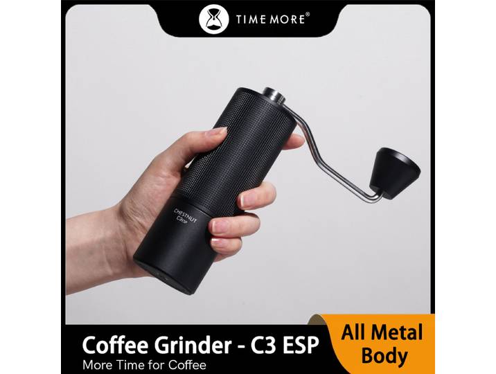 TIMEMORE C3 ESP moulin à café Portable en acier inoxydable fraises coniques réglables pour expresso et verser sur moulin à café