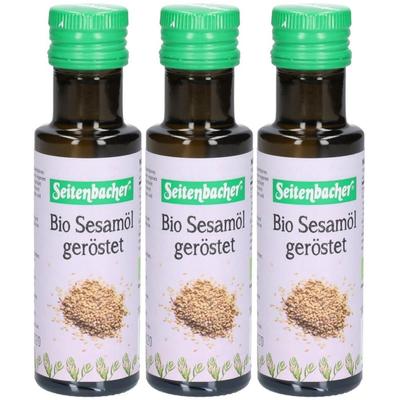 Seitenbacher Bio Sesam Öl, geröstet x3 3x100 ml