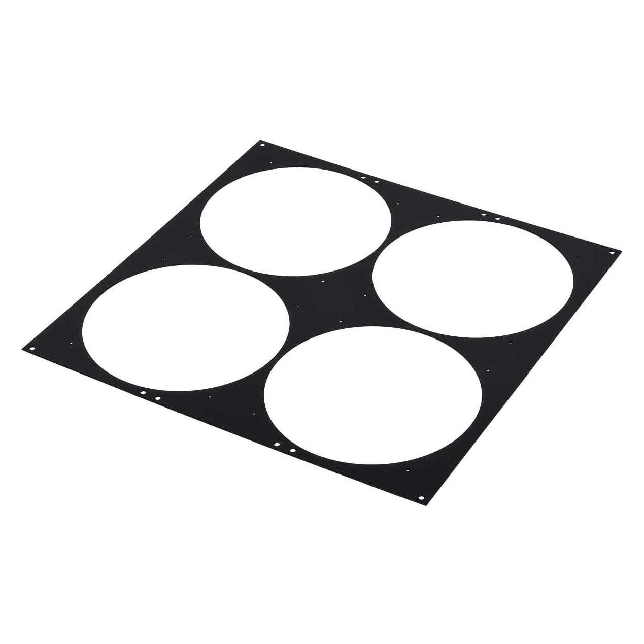 Alphacool SuperNova 1260 Lüfterblende 4x200mm - Black (24812)