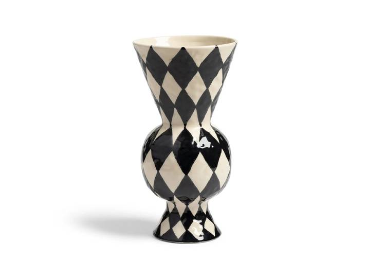 &klevering - Rhombic Vase, schwarz