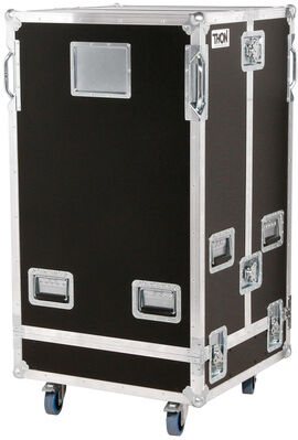 Thon Roadcase 3x QSC LA112 + Frame Schwarz
