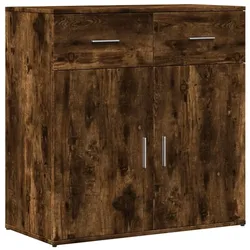 vidaXL Sideboard Räuchereiche 79x38x80 cm Holzwerkstoff