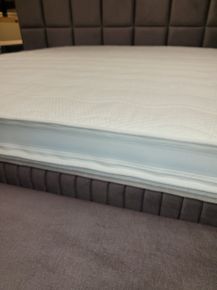 3D Bamboo HYBRID Topdek Matras Topper +/- 11cm dik, 160x200 cm