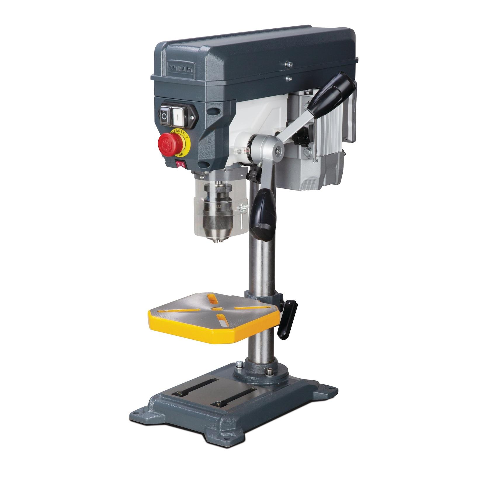 Optimum Tischbohrmaschine DQ 14 Keilriemenantrieb inkl. Arbeitstisch neigbar