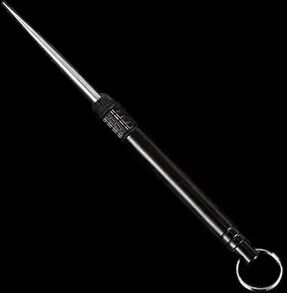 Modern Mode Marketplace Titanium Toothpick And Fruit Fork Portable Camping Tool black