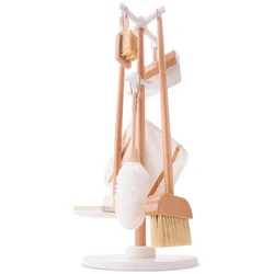 New Classic Toys Speelgoedschoonmaakset - 7-delige Houten Schoonmaakset