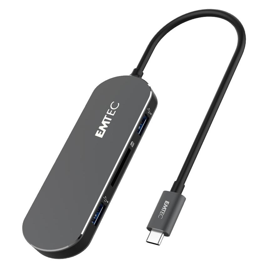 Emtec T650C (USB-C, 6 Ports) (ECHUBT650C)