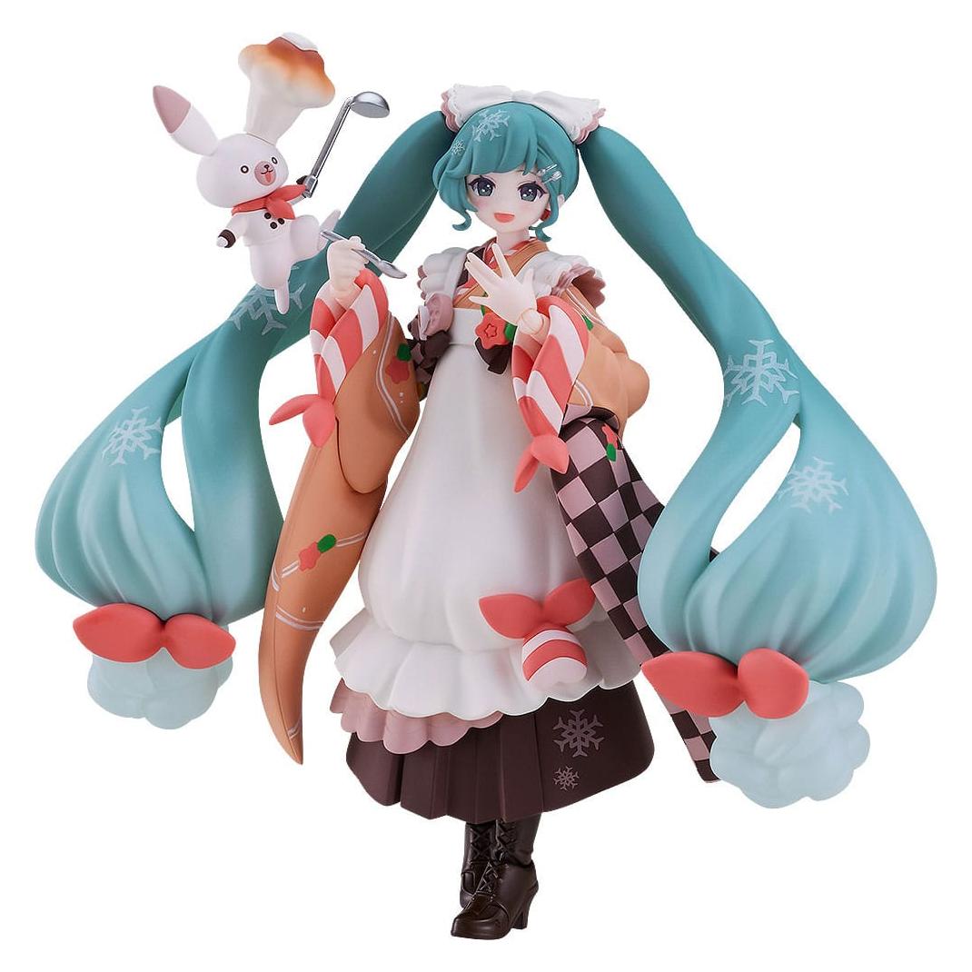 Max Factory Character Vocal Series 01: Hatsune Miku Figma Actionfigur Snow Miku: Winter Delicacy Ver. 14 cm (MAFC06963)