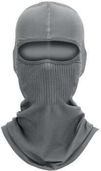 Uplift Essentials High Elasticity Breathable Balaclava Multi Sport Full Face Mask grey