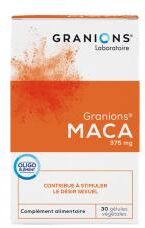 Granions Maca 375 mg 30 Gélules Végétales - Boîte 30 Gélules Végétales