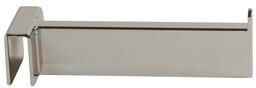 "Econoco - RH/6 - 6"" Straight Rectangular Chrome Tubing Faceout for Rectangular Hangrail Sold in Pack of 24"