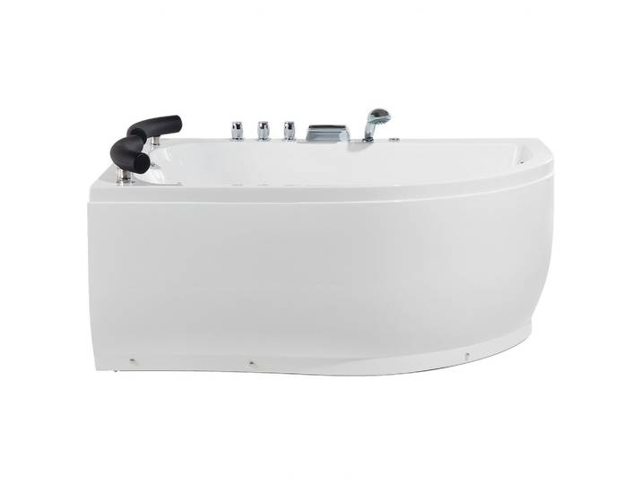 WHIRLPOOL BADEWANNE mit LED 113x160x63 cm weiß Paradiso