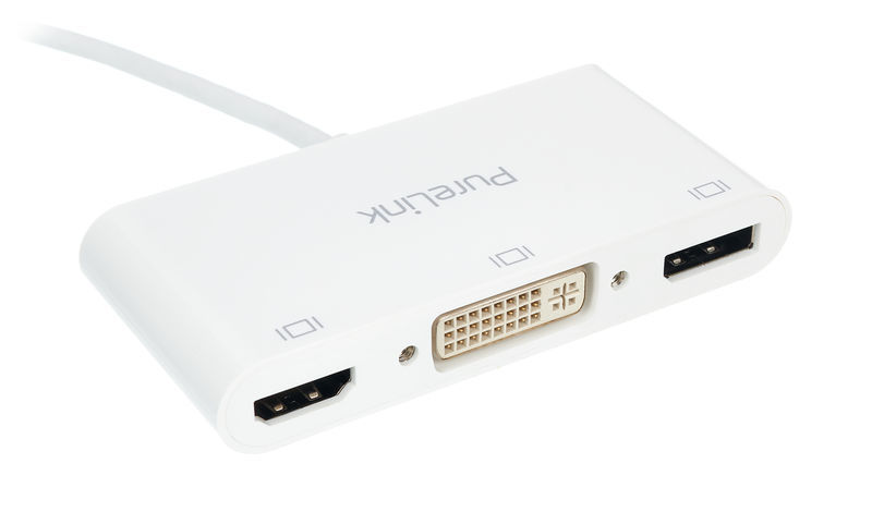 PureLink IS250 USB-C Multiport Adapter bianco